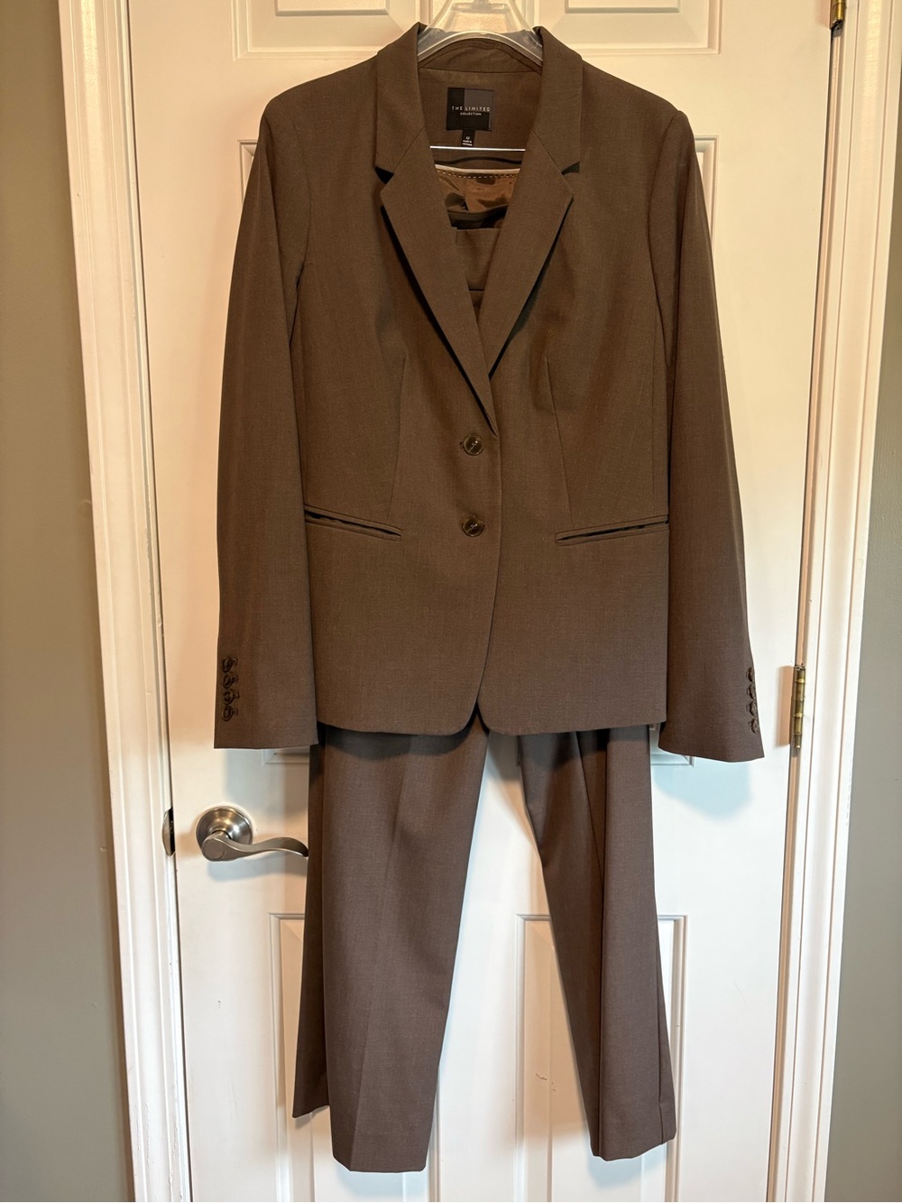 The Limited Women's Brown Pantsuit - Two-Piece Blazer & Trousers